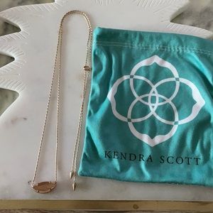 Kendra Scott Rose Gold Necklace adjustable